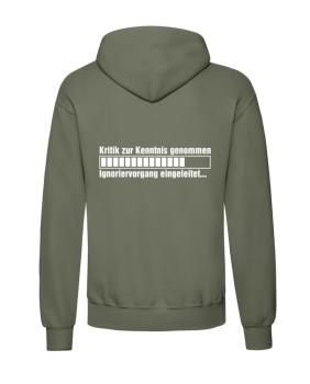 Kritik zur Kenntnis genommen